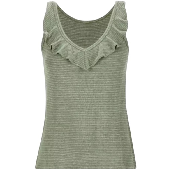 CABI WINK TANK IN OLIVE STRIPE #6143 - MEDIUM - NWT! - Picture 2 of 9